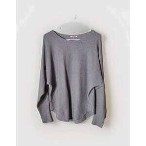 Vila Milano Sweater Small Long Sleeve Stretch Gray